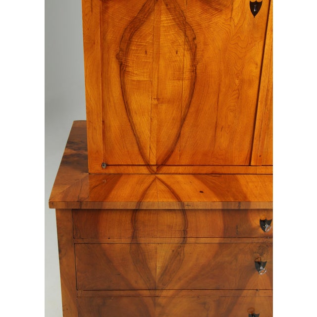 Biedermeier Writing Cabinet, 1830s For Sale - Image 16 of 18