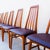 Restored Danish Modern Solid Teak "Eva" Dining Chairs by Niels Koefoed For Sale In Los Angeles - Image 6 of 15