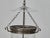 English Midcentury Nickel Bell Lantern With Glass Dome and Three Lights For Sale - Image 14 of 16