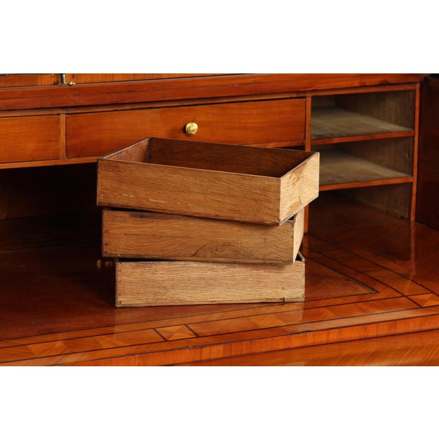 High Adjustable Roll Top Desk with Integrated Chair, 1785 For Sale - Image 13 of 18