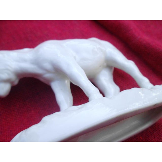 Porcelain Donkey Figurine from Nymphenburg, 1970s For Sale - Image 11 of 14