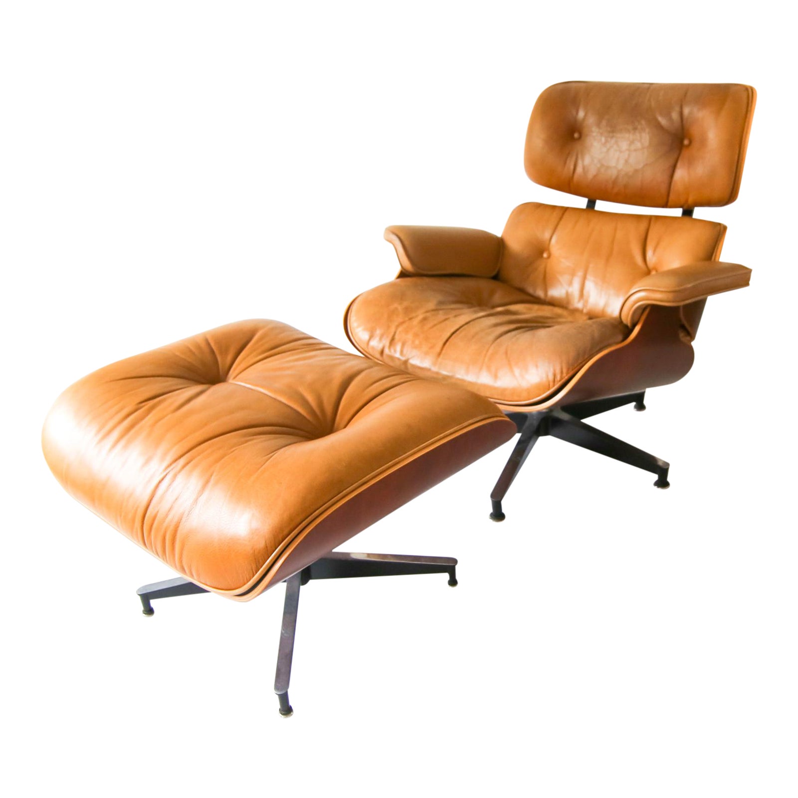 Eames Lounge Chair And Ottoman By Herman Miller Chairish