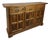 Spanish Rustic Walnut Sideboard with Three Drawers, 1930 For Sale