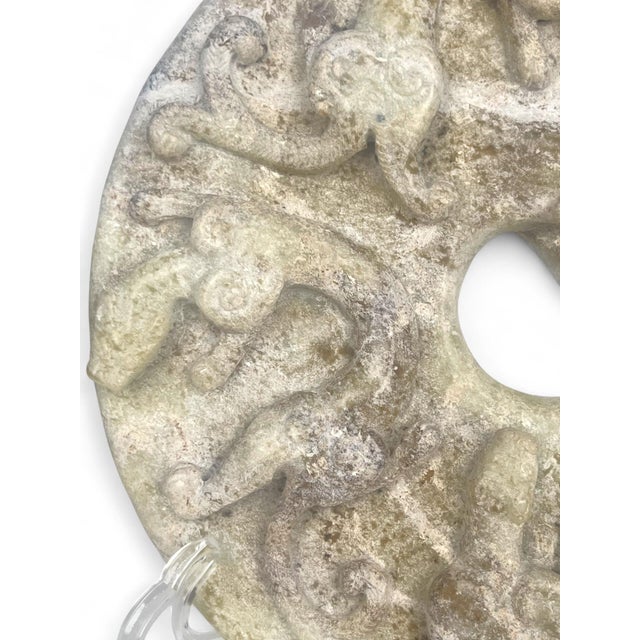 Asian A Chinese Hand Carved Dragon Sculpture For Sale - Image 3 of 14