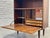 Brown Danish Mid Century Modern Rosewood Bookcase / Drop Down Bar, C. 1960’s For Sale - Image 8 of 13