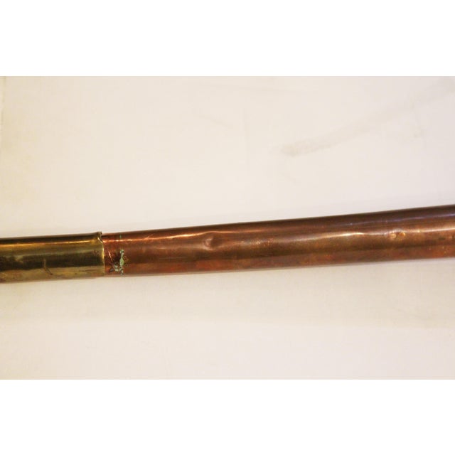 Mid-Late 19th Century English Copper & Brass Coaching Horn For Sale - Image 9 of 9