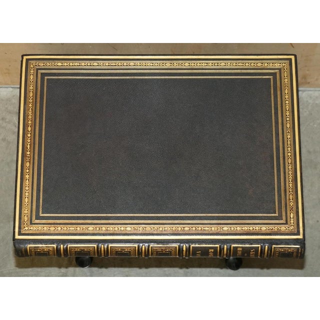 Faux Book Topped Side Tables on Cabriole Legs, Set of 2 For Sale - Image 12 of 18