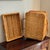 Mid-20th Century Vintage Natural Woven Wicker Utility Basket For Sale - Image 9 of 12