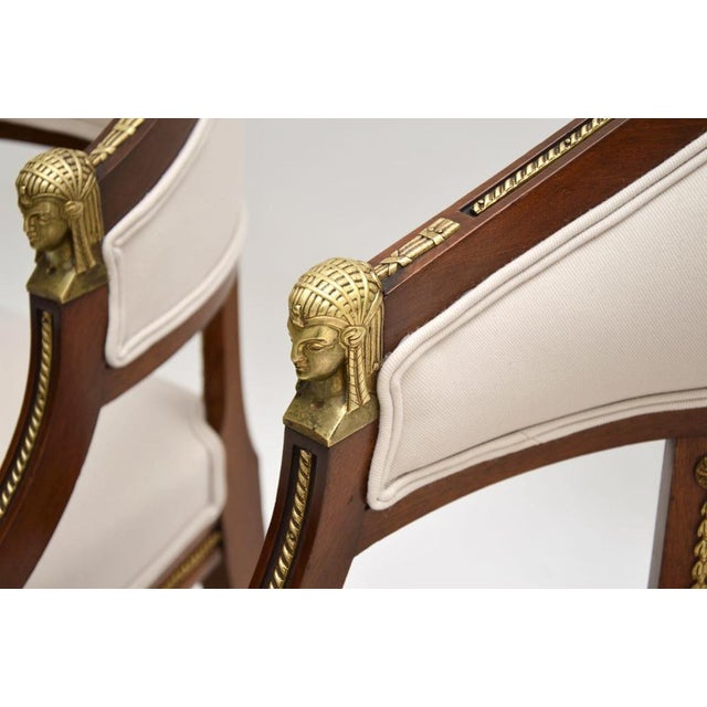 Antique Swedish Neoclassical Armchairs, 1900s, Set of 2 For Sale - Image 9 of 11