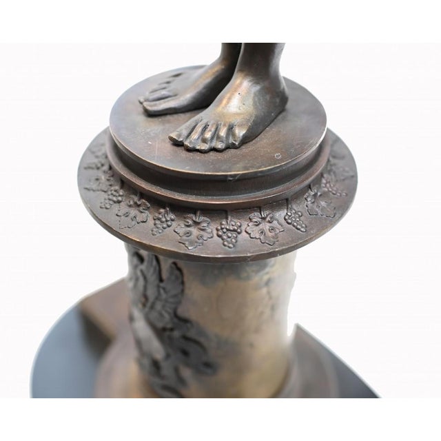 Empire Bronze Candleholders, Set of 2 For Sale - Image 10 of 14