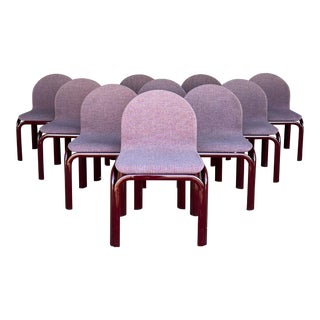 Set of 7 Dining Chairs by Gae Aulenti for Knoll International For Sale