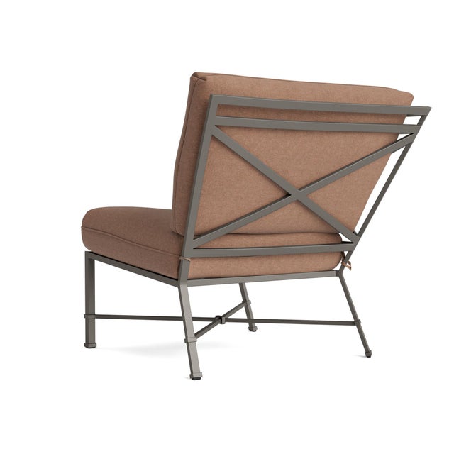 Not Yet Made - Made To Order Brown Jordan Venetian Corner Sectional, Mica frame with Fusion Clay fabric For Sale - Image 5 of 11