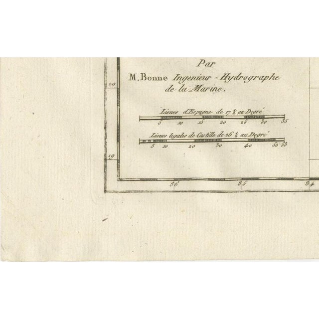 Cuba Enlightenment Island Map by Rigobert Bonne, 1780s For Sale - Image 9 of 12