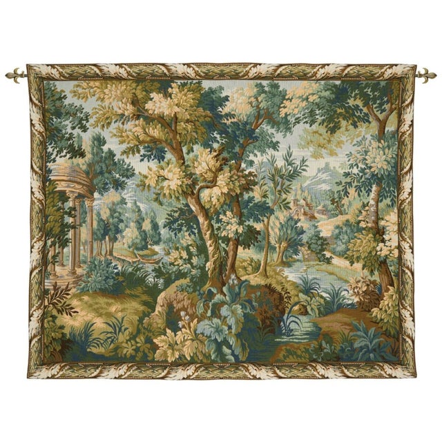 This beautiful tapestry is woven on a jacquard loom by skilled weavers, keeping alive the centuries old tradition of...