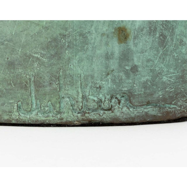 Bronze Jean Juhlin "Mother & Child" Patinated Bronze Sculpture For Sale - Image 8 of 11