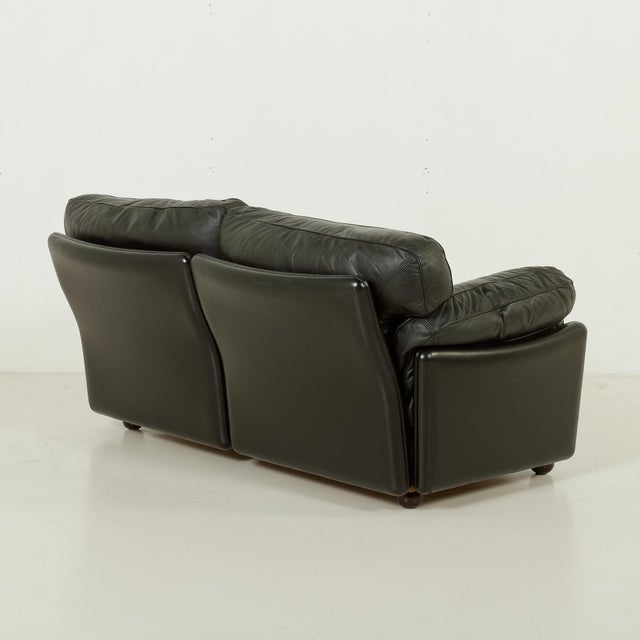 Poppy 2-Seater Sofa by Tito Agnoli for Poltrona Frau, 1970s For Sale - Image 6 of 18