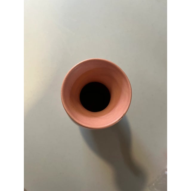 Ceramic Pottery Pale Pink Royal Haeger Vase For Sale - Image 7 of 12