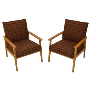 Set of Mid-Century Armchairs from TON, 1975 For Sale