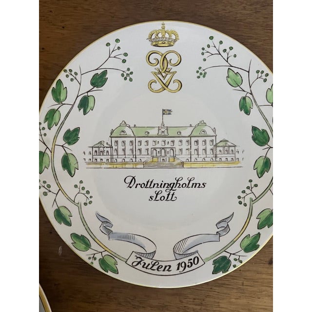 Mid Century Gefle Swedish Castle Wall Plates- Set of 9 For Sale - Image 13 of 15