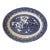Early 20th Century Blue Willow Platter For Sale