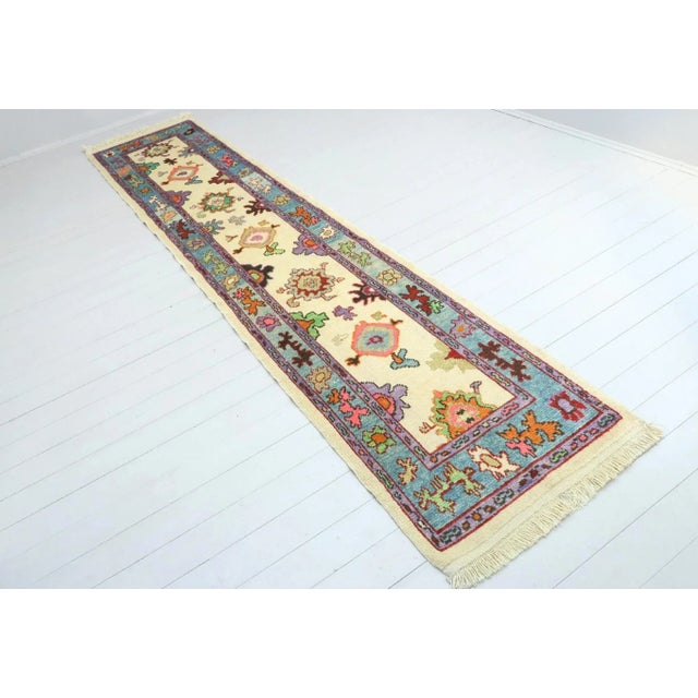 Tribal Turkish Anatolian Kilim Runner-2′11″ × 13′5 For Sale - Image 3 of 13