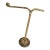 1960s Hollywood Regency Brass Double-Arm Guest Towel Stand For Sale