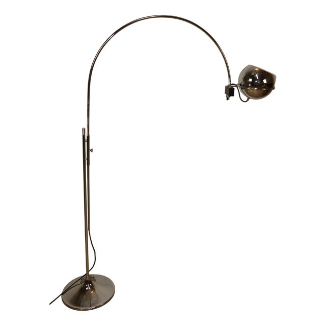 Vintage Space Age Arc Floor Lamp from Gepo, 1970s For Sale