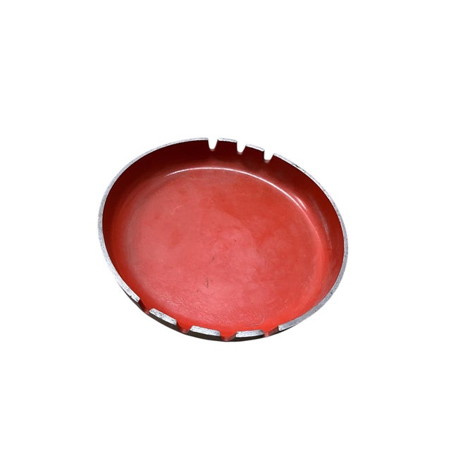 1970s Mid-Century Modern Metal Ashtray Catchall For Sale - Image 4 of 5