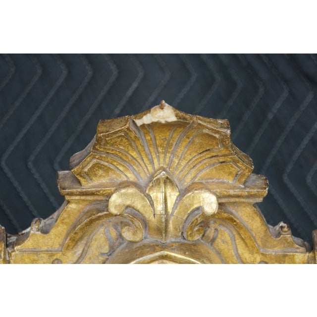 Gold Monumental Antique Renaissance Revival Neo-Grec Giltwood Carved Pier Mirror 88" For Sale - Image 8 of 18