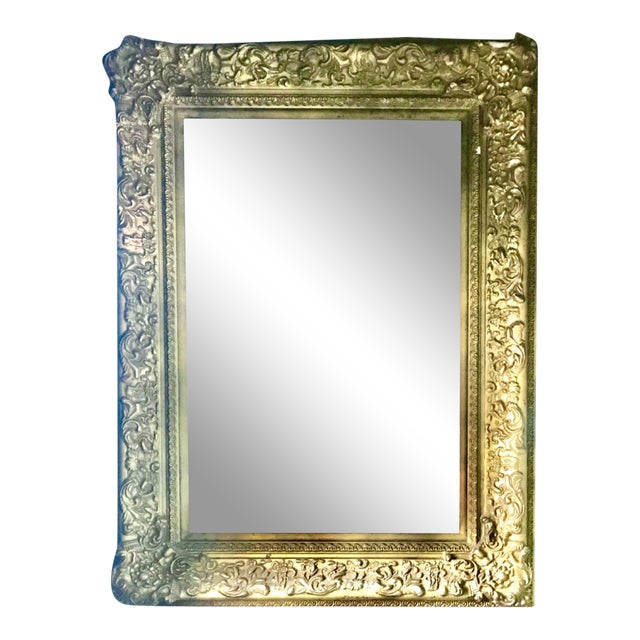 Vintage Gold Frame Wall Mirror Chairish