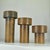 Ceramic Tall Cylinder Vases in Earth Tones, Set of 3 For Sale - Image 7 of 14