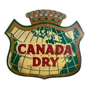 Vintage Hand Painted "Canada Dry" Sign