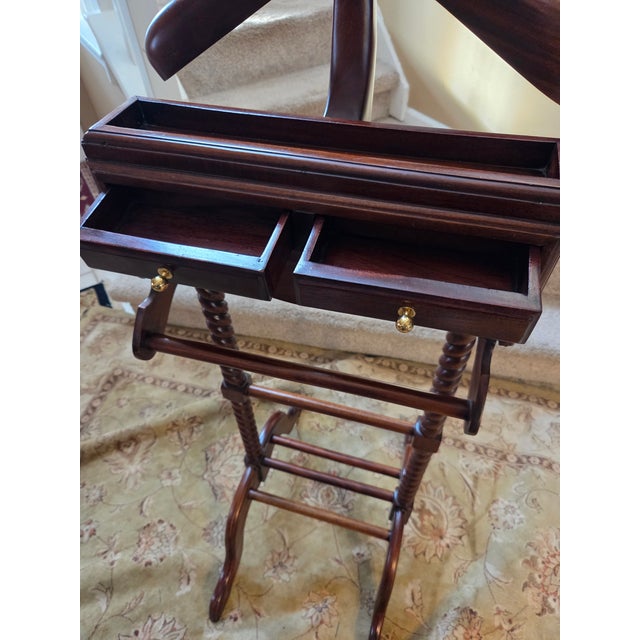 Wood Late 20th Century Valet Stand For Sale - Image 7 of 14