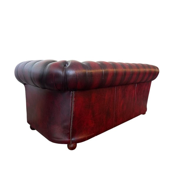 Chesterfield Sofa in Leather For Sale - Image 10 of 12