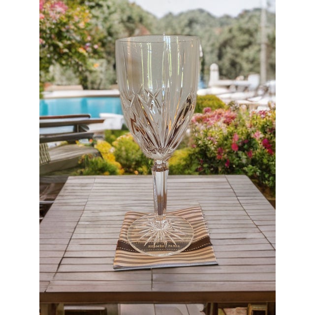 2020s Bespoke Cocktail Napkins (Gray/White With Hermes Brown Ribbon) - Set of 4 For Sale - Image 5 of 6