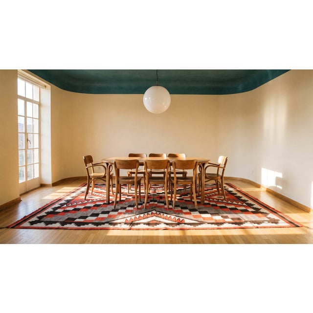 Early 20th Century Navajo rug ( 6'3" x 7'9" - 190 x 235 ) For Sale - Image 10 of 10