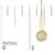 Early 21st Century 14K Yellow Gold 1 3/8 Cttw Bezel Set Round Diamond Solitaire Pendant Necklace For Sale - Image 5 of 5