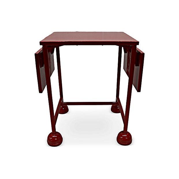 Red Industrial Typewriter Table Chairish