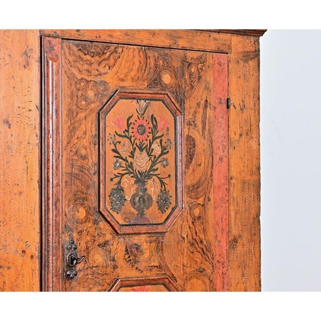 18th Century Italian 18th Century Painted Wardrobe For Sale - Image 5 of 15