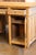 Early 19th Century Gothic Revival English Desk of Bleached Oak with Linenfold Motifs, circa 1830 For Sale - Image 5 of 9