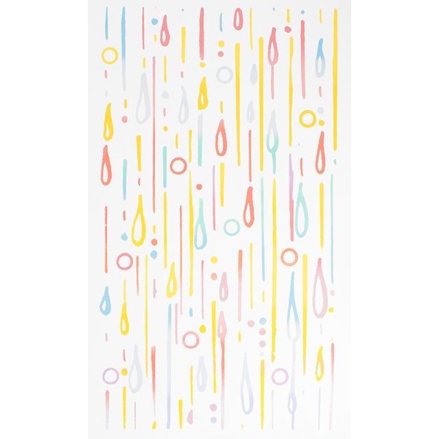 A 1987 serigraph print titled Shower Curtain by the American artist Roger Benedetti (born 1948). This print features...