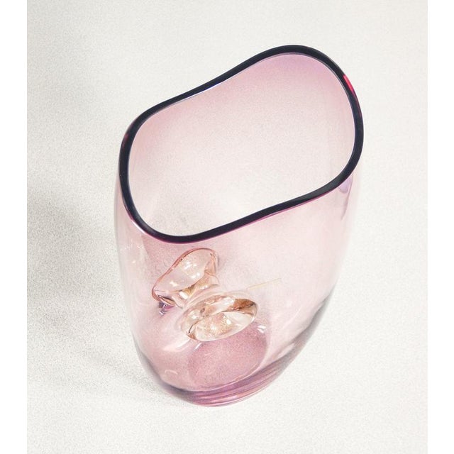 Pink Vase by Gino Cenedese and Maurizio Albarelli, 1970s For Sale - Image 8 of 16