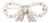 1950s 0.15ctw Diamond & Pearl Bow Brooch, 14k White Gold, Length 1 In For Sale