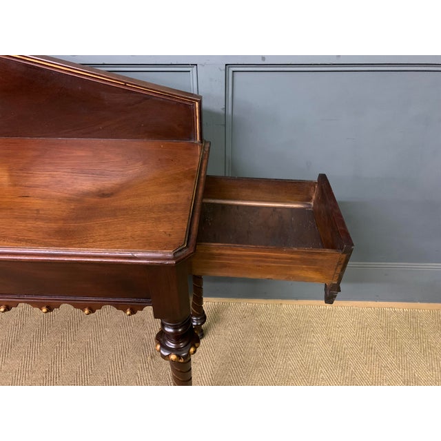 Victorian Mahogany Hall Table, 1865 For Sale - Image 9 of 18