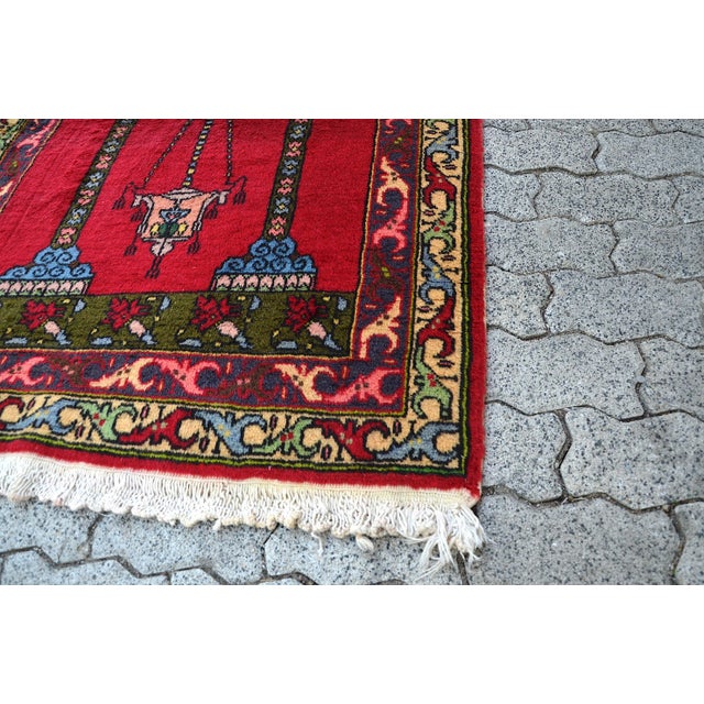 1960s Traditional Handknotted Turkish Rug For Sale - Image 9 of 11