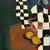 2020s Rainy Apartment - Original Figurative Cubist Mixed Media Painting on Canvas by Valerie Etitinwo For Sale - Image 5 of 9