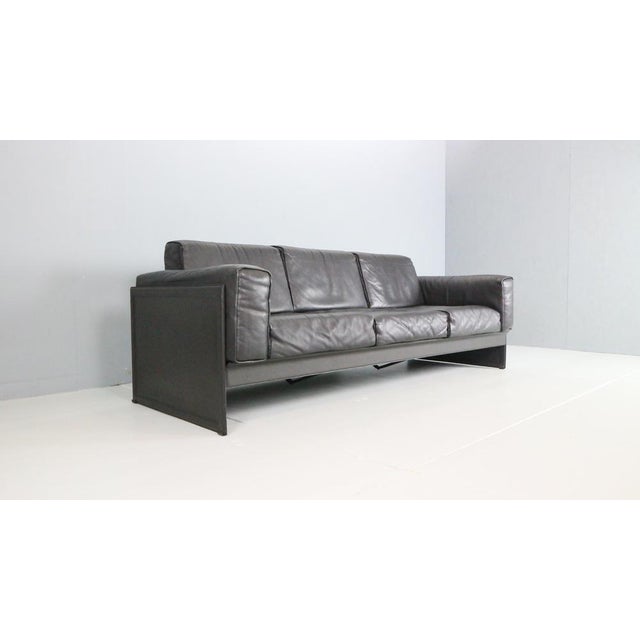 Matteo Grassi Three-Seater Korium Sofa by Tito Agnoli for Matteo Grassi, 1970 For Sale - Image 4 of 18