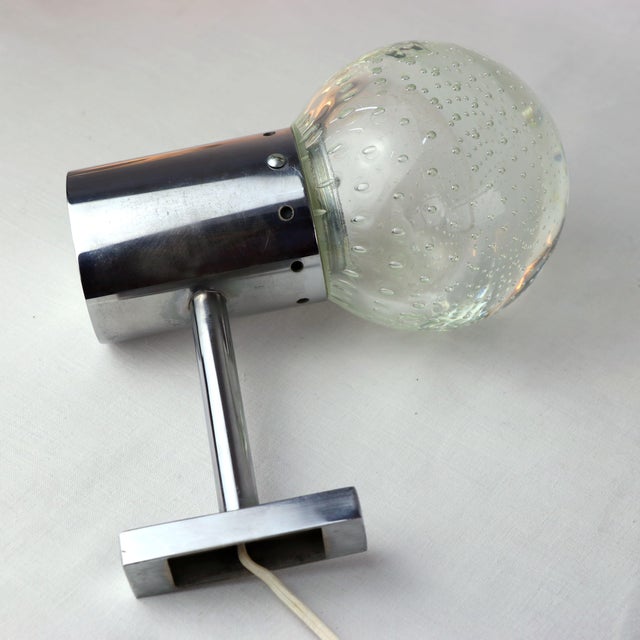 Mid-Century Modern Sun Wall Lamps by Gino Sarfatti and Archimede Seguso for Seguso, 1960s, Set of 2 For Sale - Image 3 of 8