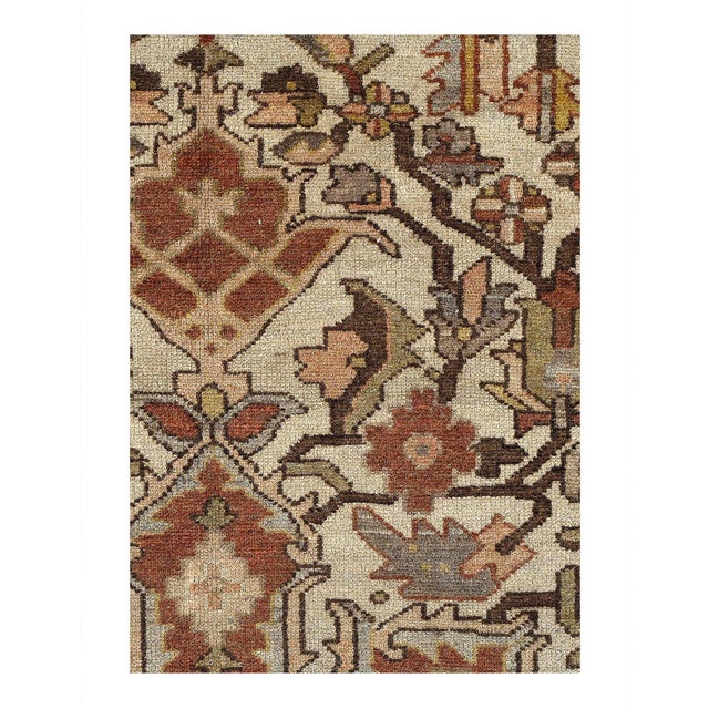 Persian Bakhtiari area rug. The luxurious hand-knotted pile is made from very fine lamb's wool and features a traditional...