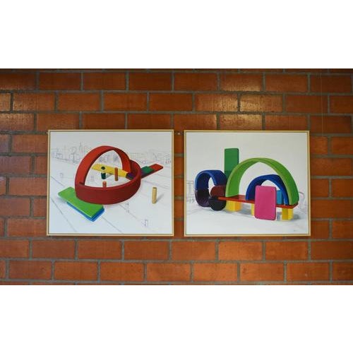 María Magán Lampón, Cityscape, 2026, Acrylic For Sale - Image 11 of 13